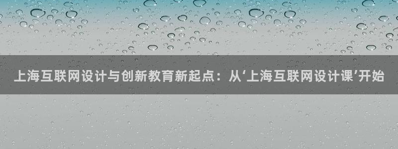 九游会的网址九：上海互联网设计
